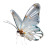 Glass Butterfly V5 Vinyl Car Decal Sticker – Waterproof & UV-Resistant 3.4133333333333336"