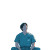 Stargazing Doctor Vinyl Car Decal Sticker – Waterproof & UV-Resistant 3.4133333333333336"