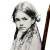 Native American Girl V4 Vinyl Car Decal Sticker – Waterproof & UV-Resistant 3.4133333333333336"