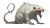 Giant Rat Vinyl Car Decal Sticker – Waterproof & UV-Resistant 2.72"