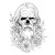 Zombie Mandala Grave Digger Vinyl Car Decal Sticker – Waterproof & UV-Resistant 3.4133333333333336"