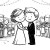 Bride And Groom Dancing Vinyl Car Decal Sticker – Waterproof & UV-Resistant 3.4133333333333336"