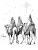 Vintage Nativity Kings Vinyl Car Decal Sticker – Waterproof & UV-Resistant 8.213333333333333"
