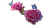 Blue Butterflies On Roses Vinyl Car Decal Sticker – Waterproof & UV-Resistant 2.72"