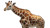 Tall Giraffe Vinyl Car Decal Sticker – Waterproof & UV-Resistant 2.72"