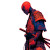 Samurai Spider-Man Vinyl Car Decal Sticker – Waterproof & UV-Resistant 3.4133333333333336"