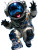 Joyful Child Astronaut Vinyl Car Decal Sticker – Waterproof & UV-Resistant 8.213333333333333"