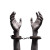 Shackled Hands Raised Vinyl Car Decal Sticker – Waterproof & UV-Resistant 3.4133333333333336"