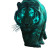 Bioluminescent Cave Tiger Vinyl Car Decal Sticker – Waterproof & UV-Resistant 6.826666666666667"