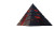 Futuristic Glowing Pyramid V2 Vinyl Car Decal Sticker – Waterproof & UV-Resistant 2.72"