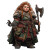 Fantasy Female Dwarf Vinyl Car Decal Sticker – Waterproof & UV-Resistant 3.4133333333333336"