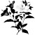 Hibiscus Silhouette Vinyl Car Decal Sticker – Waterproof & UV-Resistant 3.4133333333333336"