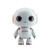 Cute Robot Kuku Vinyl Car Decal Sticker – Waterproof & UV-Resistant 6.826666666666667"