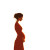 Pregnant Woman V6 Vinyl Car Decal Sticker – Waterproof & UV-Resistant 3.4133333333333336"