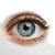 Close Up Eye V2 Vinyl Car Decal Sticker – Waterproof & UV-Resistant 3.4133333333333336"