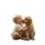 Joyful Baby And Puppy Vinyl Car Decal Sticker – Waterproof & UV-Resistant 3.4133333333333336"
