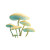 Giant Mushrooms Vinyl Car Decal Sticker – Waterproof & UV-Resistant 6.826666666666667"