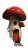 Cottagecore Mushroom Vinyl Car Decal Sticker – Waterproof & UV-Resistant 9.706666666666667"