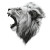 Lion Head Tattoo V2 Vinyl Car Decal Sticker – Waterproof & UV-Resistant 3.4133333333333336"