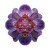 Orchid Kaleidoscope Vinyl Car Decal Sticker – Waterproof & UV-Resistant 6.826666666666667"
