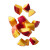 Falling Mango Chunks Vinyl Car Decal Sticker – Waterproof & UV-Resistant 3.4133333333333336"