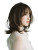 Stylish Layered Hairstyle V2 Vinyl Car Decal Sticker – Waterproof & UV-Resistant 4.1066666666666665"