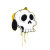 Cartoon Snoopy Skull Vinyl Car Decal Sticker – Waterproof & UV-Resistant 3.4133333333333336"