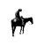 Lone Cowboy Sketch Vinyl Car Decal Sticker – Waterproof & UV-Resistant 3.4133333333333336"