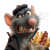 Villainous Cartoon Rat Vinyl Car Decal Sticker – Waterproof & UV-Resistant 6.826666666666667"
