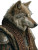 Noble Armored Wolf Vinyl Car Decal Sticker – Waterproof & UV-Resistant 4.1066666666666665"