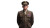 Wwii General Portrait Vinyl Car Decal Sticker – Waterproof & UV-Resistant 2.72"