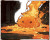 Fire Flan Creature Vinyl Car Decal Sticker – Waterproof & UV-Resistant 3.2"
