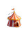 Cute Circus Tent Vinyl Car Decal Sticker – Waterproof & UV-Resistant 3.946666666666666