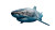 Deep Sea Shark Vinyl Car Decal Sticker – Waterproof & UV-Resistant 2.72"