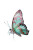 Colorful Butterfly V9 Vinyl Car Decal Sticker – Waterproof & UV-Resistant 8.96"