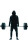 Hooded Athlete Training Vinyl Car Decal Sticker – Waterproof & UV-Resistant 9.706666666666667"