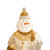 Golden Festive Snowman Vinyl Car Decal Sticker – Waterproof & UV-Resistant 3.4133333333333336"