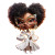 Stylish Afro Portrait V2 Vinyl Car Decal Sticker – Waterproof & UV-Resistant 6.826666666666667"