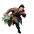 Thief With Cash Vinyl Car Decal Sticker – Waterproof & UV-Resistant 3.4133333333333336"