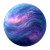 Twilight Navy Sphere Vinyl Car Decal Sticker – Waterproof & UV-Resistant 6.826666666666667"