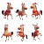 New Year Horse Vinyl Car Decal Sticker – Waterproof & UV-Resistant 3.4133333333333336"