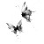 Ink Butterflies Vinyl Car Decal Sticker – Waterproof & UV-Resistant 3.4133333333333336"