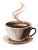 Steaming Coffee Cup V7 Vinyl Car Decal Sticker – Waterproof & UV-Resistant 4.213333333333333"