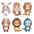 Colorful Animal Costumes V2 Vinyl Car Decal Sticker – Waterproof & UV-Resistant 3.4133333333333336"