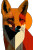 Vintage Fox Emblem Vinyl Car Decal Sticker – Waterproof & UV-Resistant 8.96"