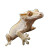 White Crested Gecko Vinyl Car Decal Sticker – Waterproof & UV-Resistant 3.4133333333333336"