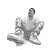 Distressed Young Man V3 Vinyl Car Decal Sticker – Waterproof & UV-Resistant 3.4133333333333336"