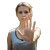 Elegant Hand Gesture Vinyl Car Decal Sticker – Waterproof & UV-Resistant 6.826666666666667"