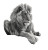Lion On Rock Vinyl Car Decal Sticker – Waterproof & UV-Resistant 3.52"