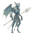 Ice Spine Devil Vinyl Car Decal Sticker – Waterproof & UV-Resistant 6.826666666666667"